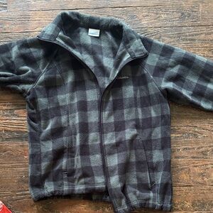 Columbia Checkered Fleece Jacket
